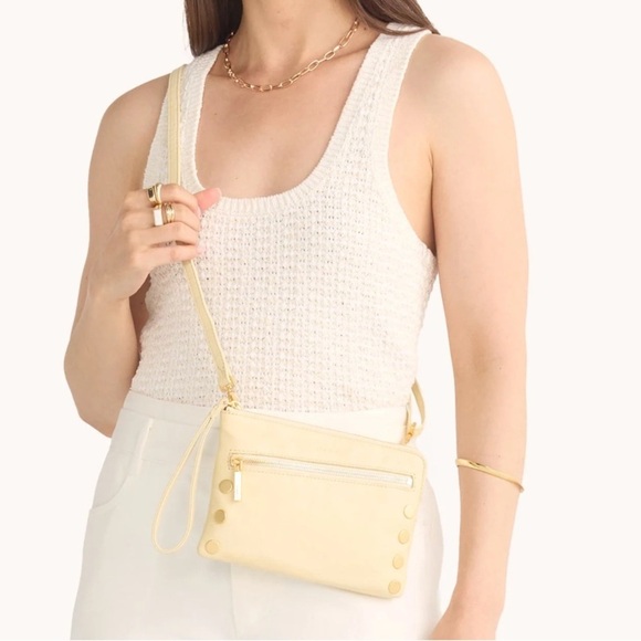 Hammitt Handbags - NWT HAMMITT NASH SMALL (3-Way) Crossbody/Wristlet/Belt Bag (Dawn/Brushed Gold)